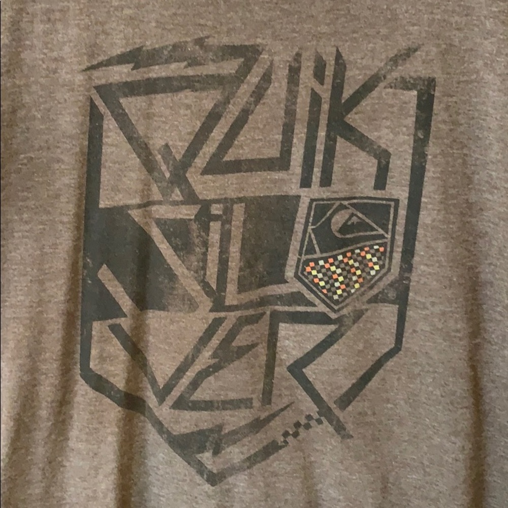 Quicksilver slim fit logo Tee